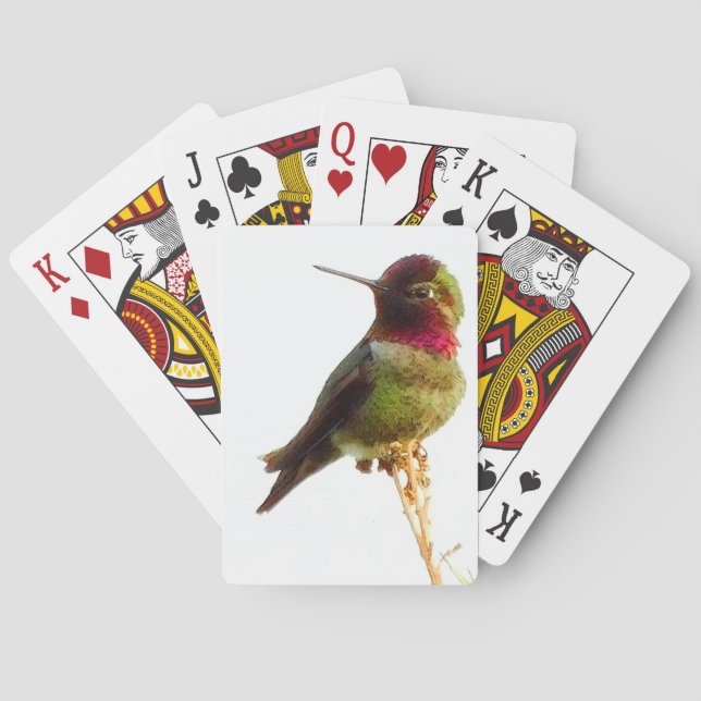 Cartes à jouer "Colibri" (dos)