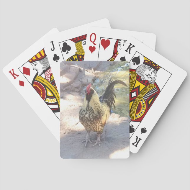 Cartes à jouer Coq (dos)