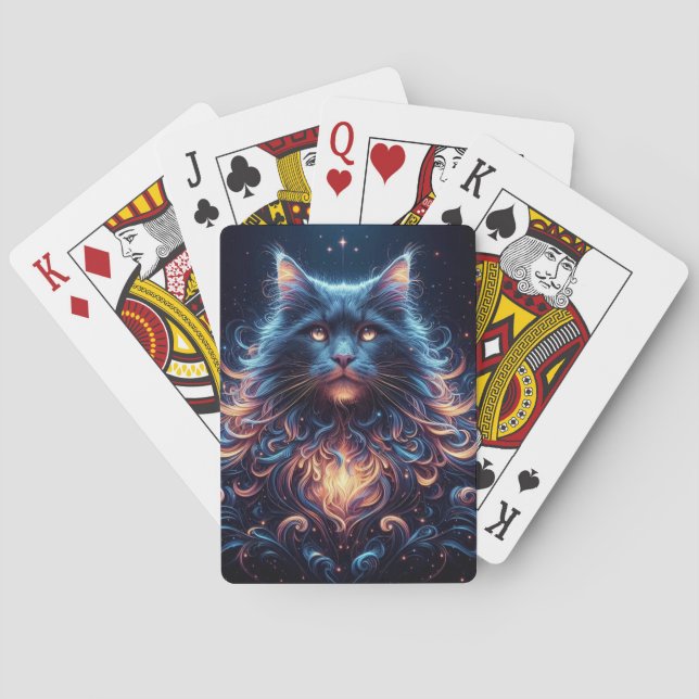 Cartes à jouer Cosmic Cat (dos)