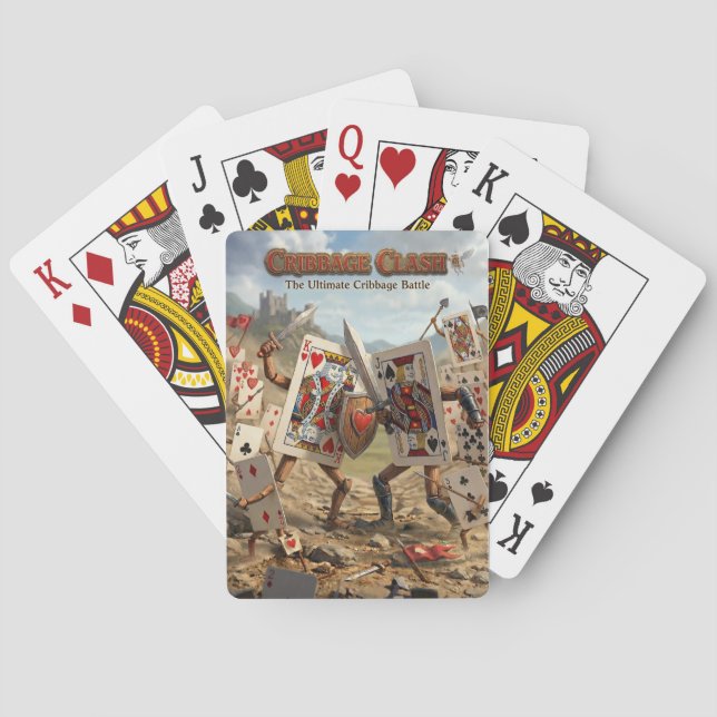 Cartes à jouer Cribbage Clash (dos)