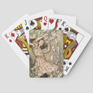 Cartes à jouer d'Alice au pays des merveilles