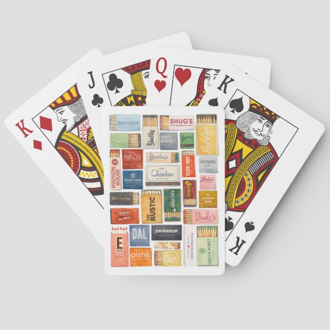 Cartes à jouer Dallas Matchbook (dos)