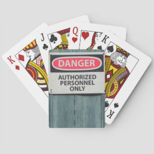 Cartes à jouer Danger