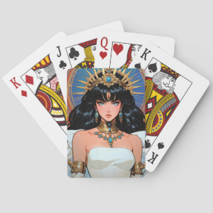 Cartes à jouer d'anime mystique
