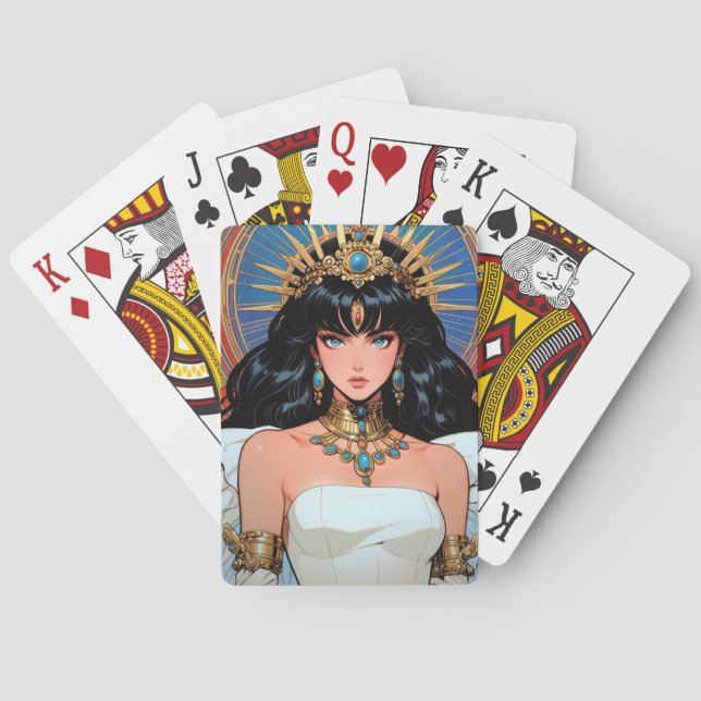 Cartes à jouer d'anime mystique (dos)