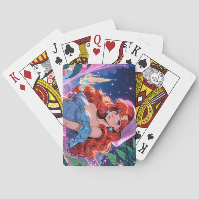 Cartes à jouer d'anime mystique (dos)
