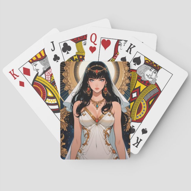 Cartes à jouer d'anime mystique (dos)