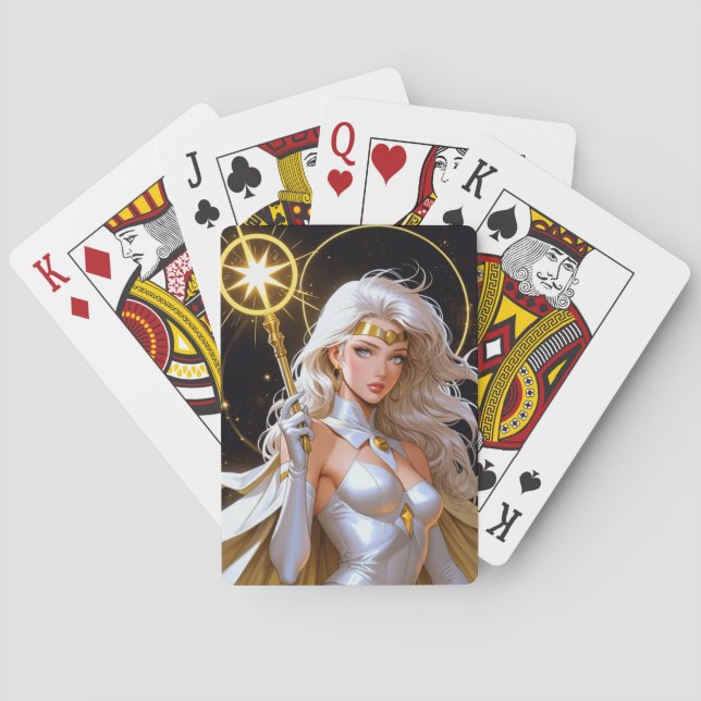 Cartes à jouer d'anime mystique (dos)