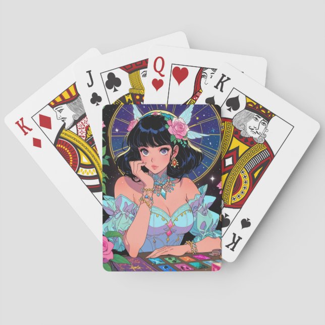 Cartes à jouer d'anime mystique (dos)