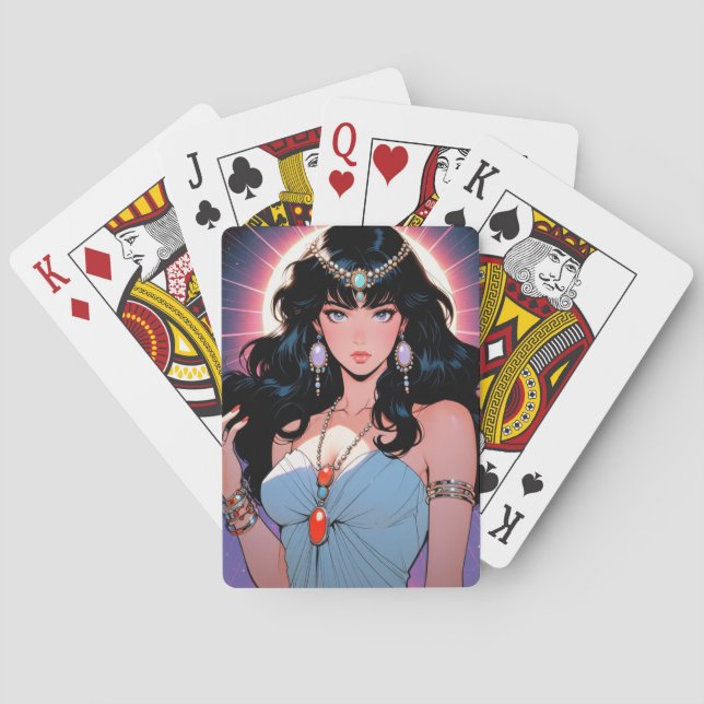 Cartes à jouer d'anime mystique (dos)