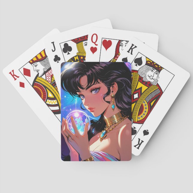 Cartes à jouer d'anime mystique (dos)