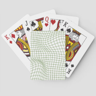 Cartes à jouer d'art en ligne abstrait
