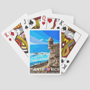 Cartes à jouer de carte postale de voyage à Porto