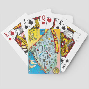 Cartes à jouer de cartes postales rétro de Carolin