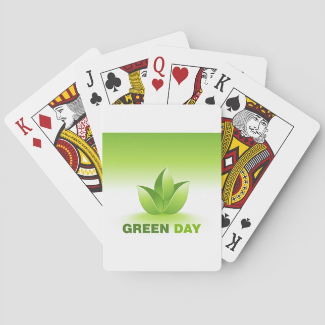 Cartes à jouer de Green Day (dos)