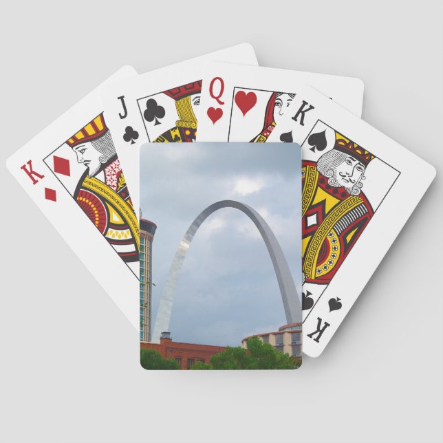 Cartes à jouer de l'Arche de St. Louis (dos)