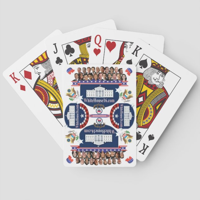 Cartes à jouer de l'élection républicaine 2016 de  (dos)