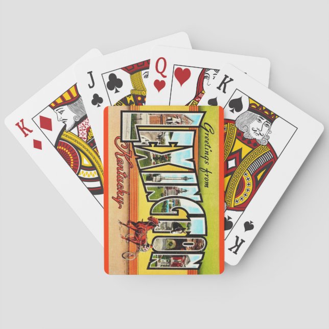 Cartes à jouer de Lexington Kentucky (dos)