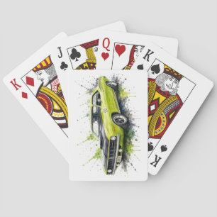 Cartes à jouer de muscle car américaines