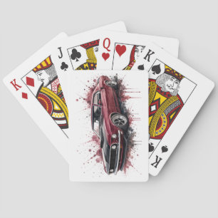 Cartes à jouer de muscle car américaines