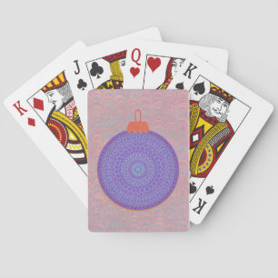 Cartes à jouer de Noël au look vintage