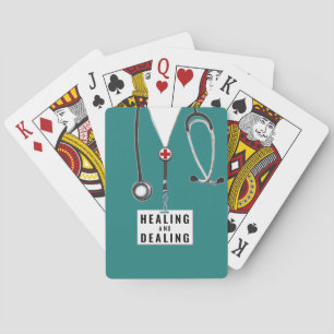 Cartes à jouer de nouveauté médicale