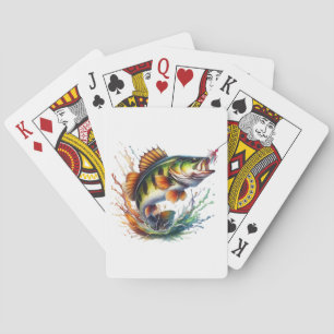 Cartes à jouer de pêche