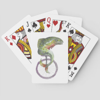 Cartes à jouer de poissons
