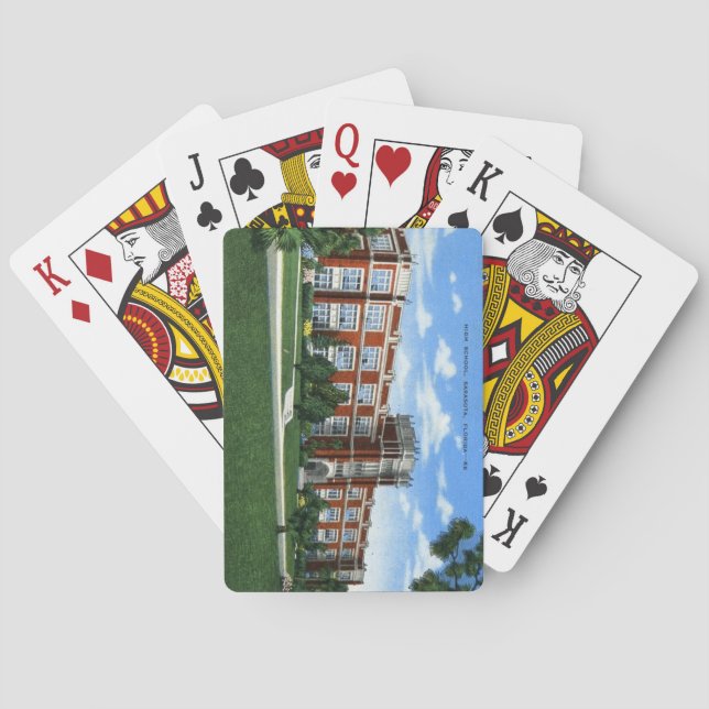 Cartes à jouer de Sarasota High School (dos)