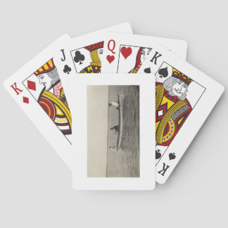 Cartes à jouer de style antique de vieux amis en b