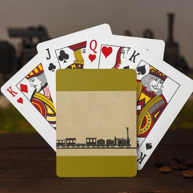 Cartes à jouer de train vintage (Créateur téléchargé)