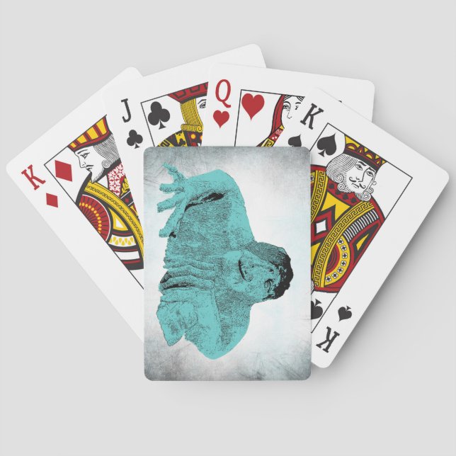 Cartes à jouer de troll de Fremont à Seattle (dos)