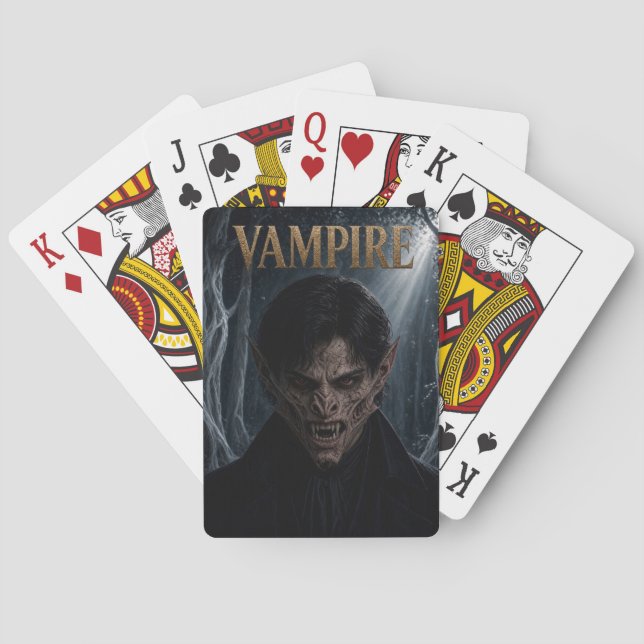 Cartes à jouer de vampire (dos)
