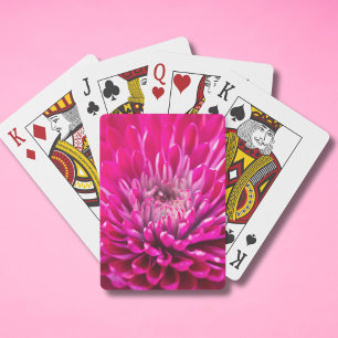 Cartes à jouer Deep Pink Chrysanthème