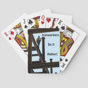 Cartes à jouer d'ouvrier du fer