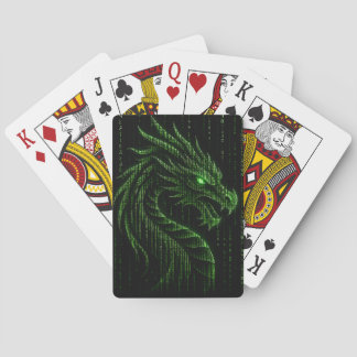 Cartes à jouer Dragon Émeraude