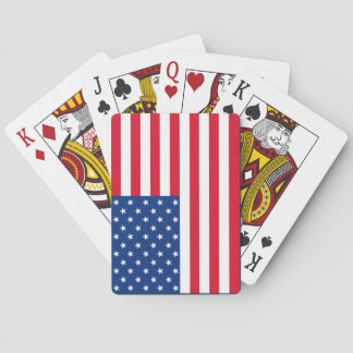Cartes à jouer drapeau américain classique Cadeau