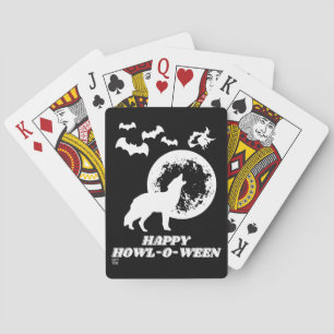 cartes à jouer drôles "JOYEUX HOWL-O-WEEN 2"