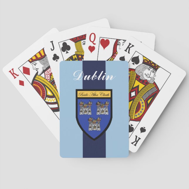 Cartes à jouer du comté de Dublin (dos)