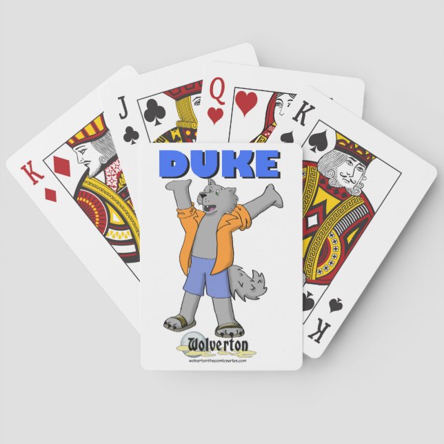 Cartes à jouer Duke (dos)