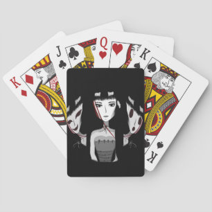 Cartes à jouer Emo Girl