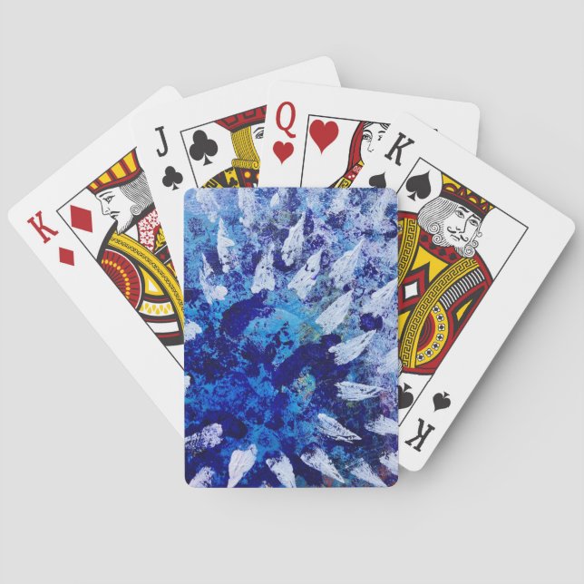 Cartes à jouer en design Skyburst (dos)