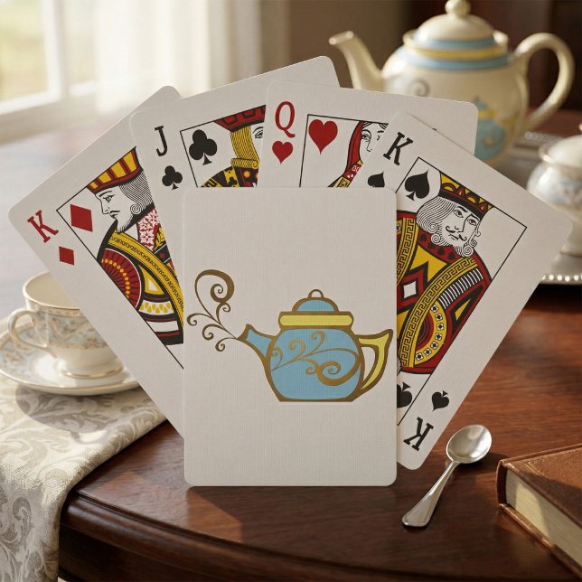 Cartes à jouer en forme de théière (Créateur téléchargé)
