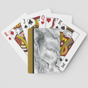 Cartes à jouer en marbre Cadeau