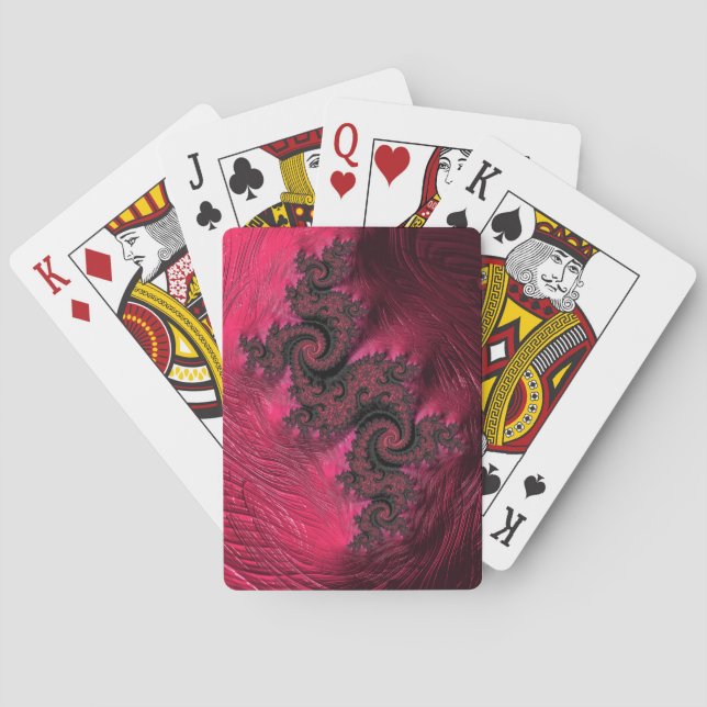 cartes à jouer - F408 "Dragon Rose" (dos)