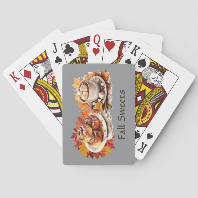Cartes à jouer Fall Sweets (dos)