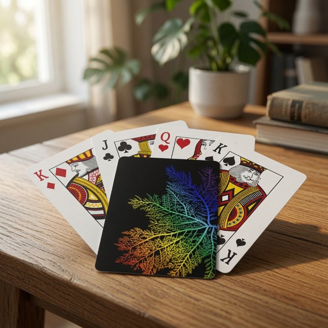 Cartes à jouer Fierté Algue Arc-en-ciel (Créateur téléchargé)