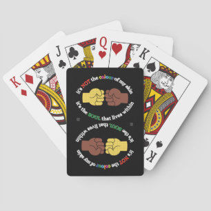 cartes à jouer "FINIR LE RACISME"