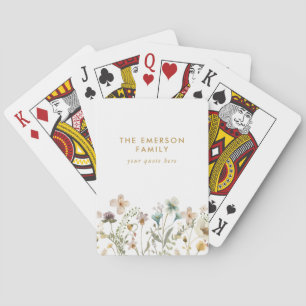 Cartes à jouer Floral Classic