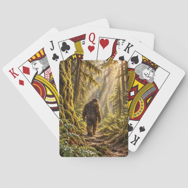 Cartes à jouer Forest Paths Bigfoot (dos)